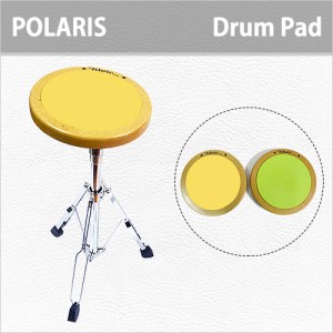 폴라리스 8인치 연습용 드럼 패드 / Polaris Drum Pad / 연습용 드럼 패드 패키지