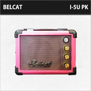 [당일배송] 벨켓 미니 포터블 5와트 앰프 I-5U 핑크 / 통기타 앰프 / 일렉기타 앰프 / BELCAT MINI POTABLE AMP 5W I-5U PINK